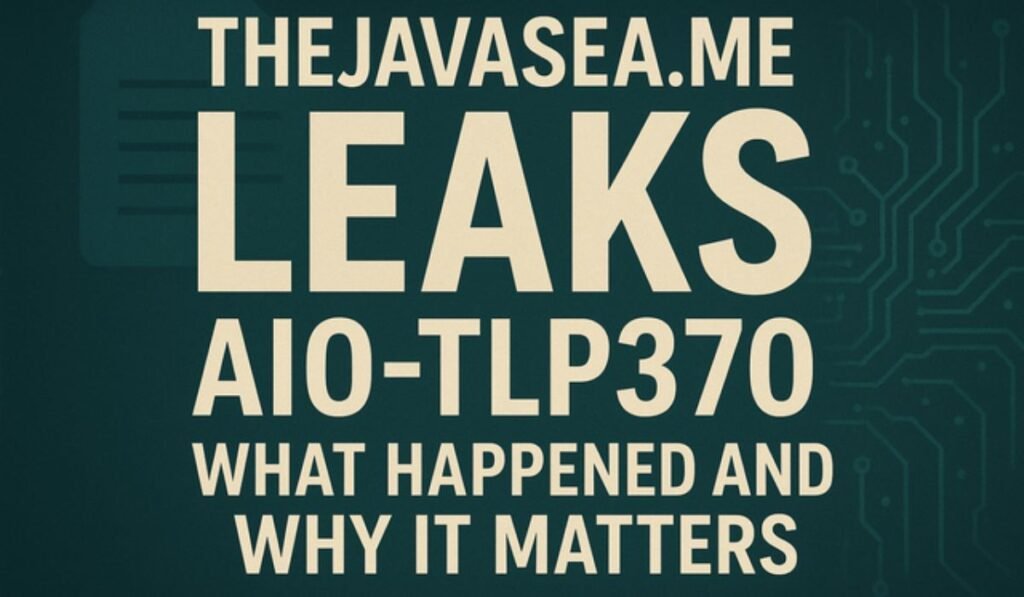 what-is-thejavaseame-leaks-aio-tlp370
