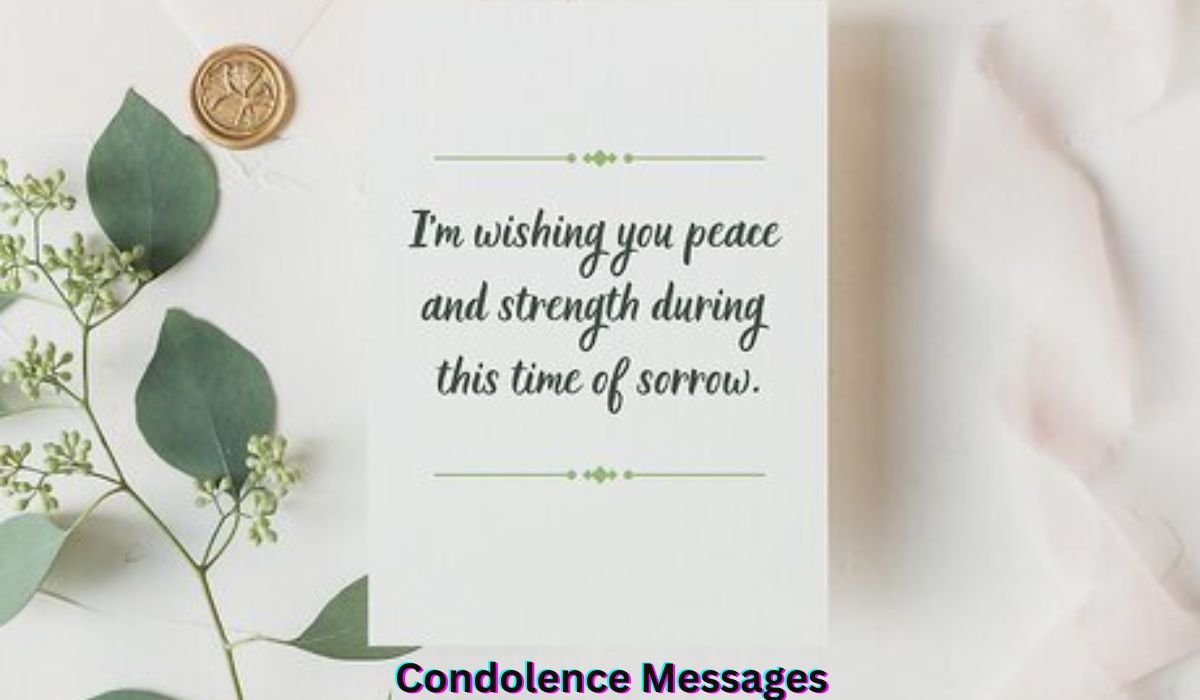 Condolence Messages