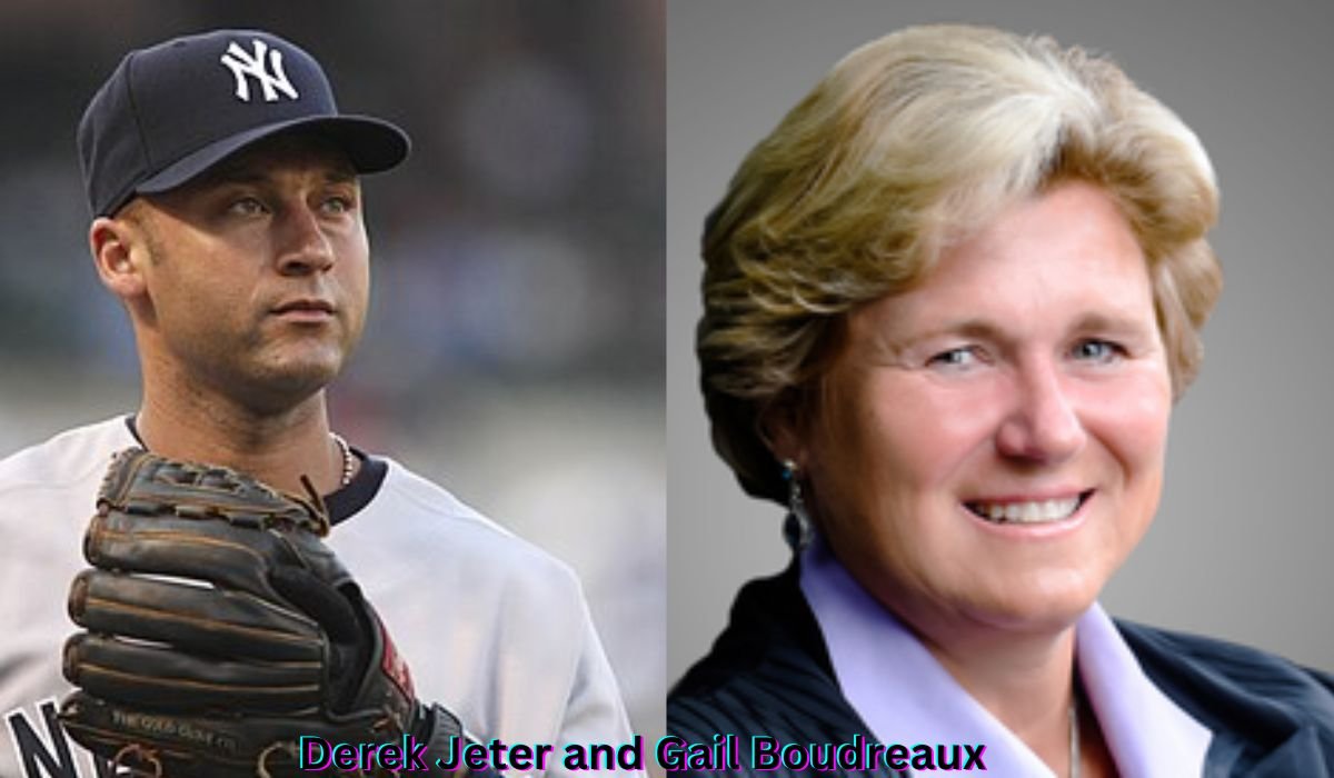 Derek Jeter and Gail Boudreaux